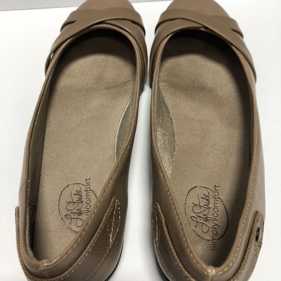 LifeStride Women’s Adalene Ballet Flats Brown, Size 9.5 M - Picture 5 of 7